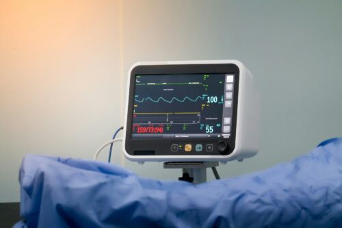 Vitals monitor at hospital